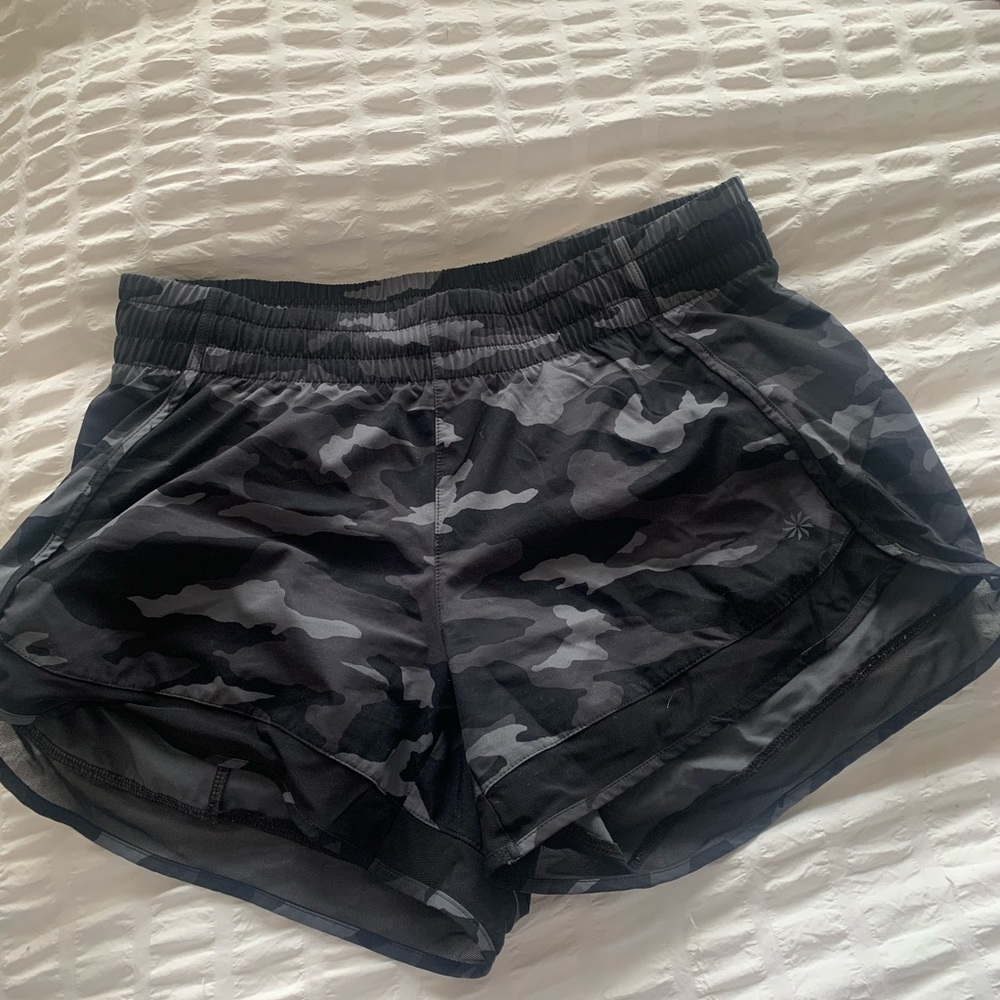 Athleta Mesh Racer Run Short 4”.